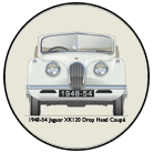 Jaguar XK120 DHC (wire wheels) 1948-54 Coaster 6